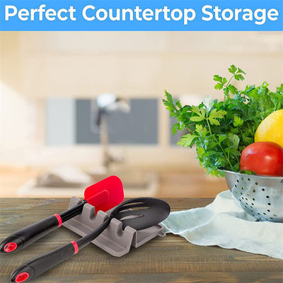 Nontoxic Silicone Spoon Rest BPA free Rustproof Nonstick Food Grade material