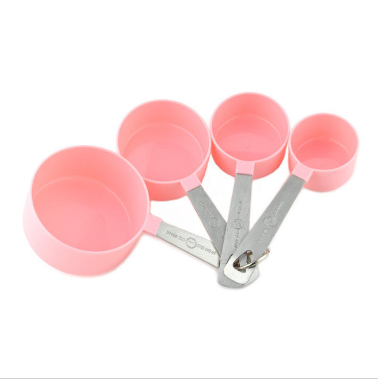 4 Pcs Set Silicone Measuring Spoon Size Measuring Cups Baking Tools With Graduated
