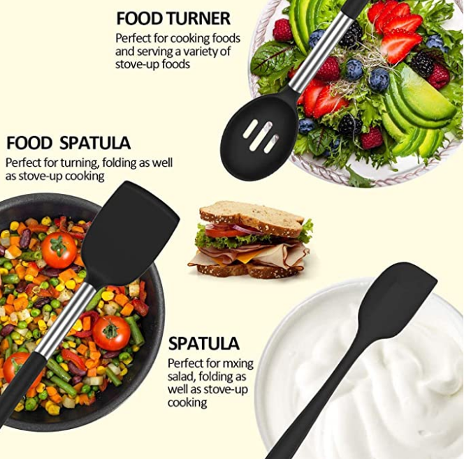 Утварь силикона варя установила для продуктов пастельной кухни деталей домашнего хозяйства верхних проданный